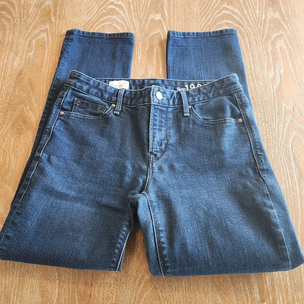 GAP‎ 1969 Real Straight Leg Jeans Dark Wash Size 27
